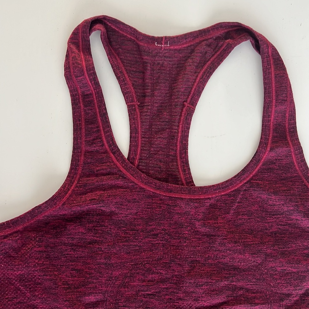 Lululemon Swiftly Tank Top Size 6 Red - image 3